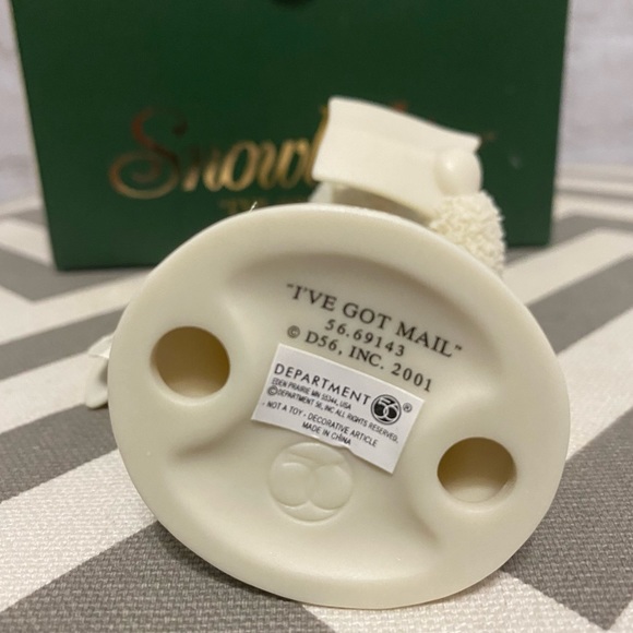 Snowbabies "I've Got Mail" 2001 Porcelain Figurine Department56 - Picture 5 of 7